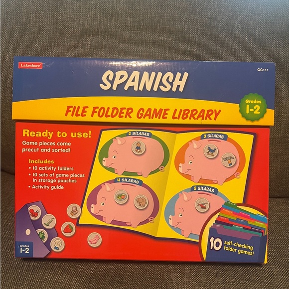 lakeshore learning Other - Spanish file folder game library lakeshore learning